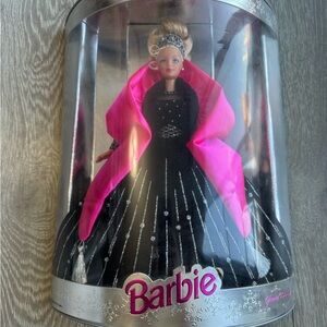 Mattel Barbie Doll with Pink and Black Gown
